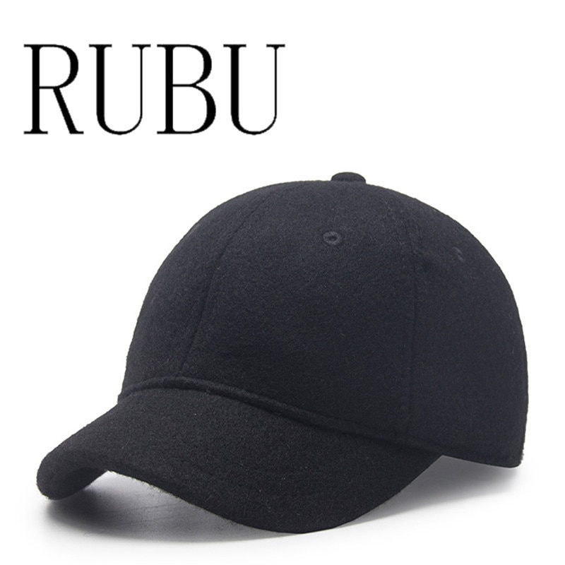  ܿ ª    ߻    /Autumn winter short eaves wool baseball cap men female simple wild trendy cap cap warm hat